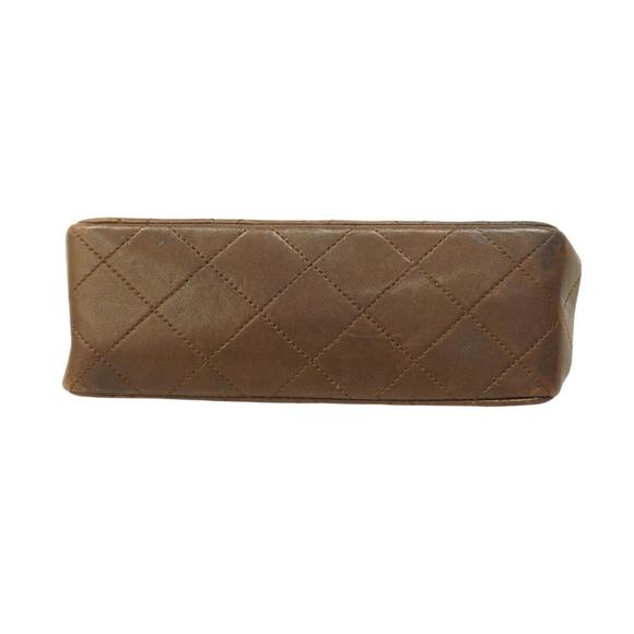 Chanel Shoulder Bag Matelasse Chain Lambskin Brown Women's - Picture 3 of 15